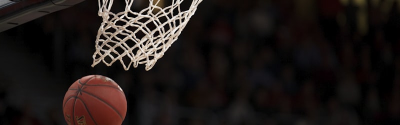 NBA与英超热门联赛覆盖概念图 - 篮球与足球并列，背景是联赛标志和欢呼的球迷